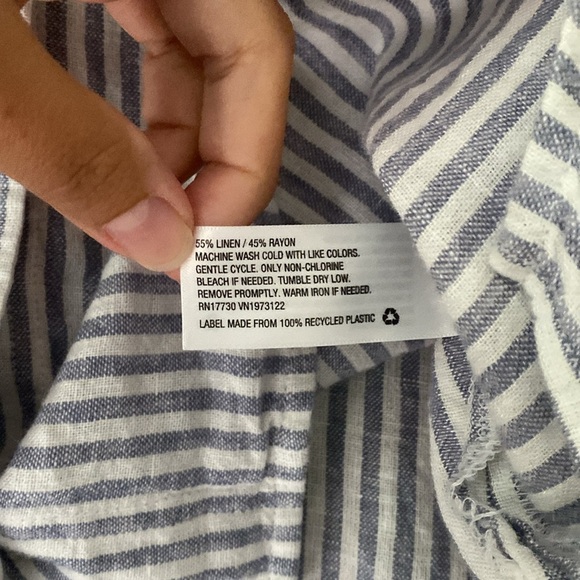 Womens Universal Thread Linen Top - Picture 3 of 5